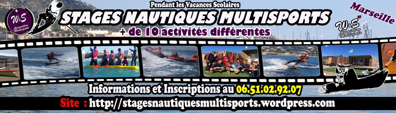 Stages Nautiques Multisports W&S (Actions 13 Sports)